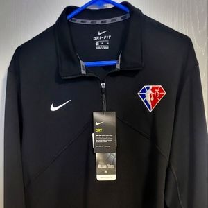 DENVER NUGGETS Nike XL Black Training 1/4 Zip NBA Sports Apparel
